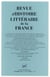 REVUE D'HISTOIRE LITTERAIRE DE LA FRANCE n.2011/4