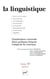 Revue La Linguistique n.49/2 : les classificateurs nominaux dans des langues du Mexique