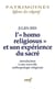 L'«homo religiosus» et son expérience du sacré - introduction à une nouvelle anthropologie religieuse