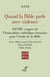 Quand la Bible parle avec violence : XXVIIIe congrès de l'Association catholique française pour l'étude de la Bible