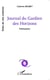 Journal du gardien des horizons - mythopoeme
