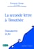 Transmettre la foi - la seconde lettre à Timothée