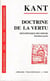 Doctrine de la vertu - métaphysique des moeurs Tome 2