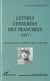 Lettres censurées des tranchées, 1917 - une place dans la littérature et l'histoire