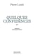 Quelques confidences