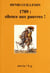 1789 : silences aux pauvres !