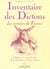 Inventaire des dictons des terroirs de france