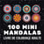 100 mini mandalas - livre de coloriage