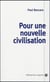 Pour une nouvelle civilisation