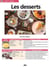 LES DESSERTS