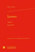 Lettres. Tome 1 : Livres I-V