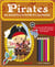 Ma mallette d'activités et coloriages - pirates - fond brun