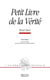 Le petit livre de la verite