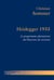 Heidegger 1933 : Le programme platonicien du Discours du rectorat