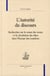 L'autorité du discours - recherches sur la circulation des idées dans l'Europe de Lumières