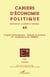 Cahiers d'économie politique n.49 : l'agent économique - théorie et histoire (édition 2005)