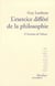 L'exercice différé de la philosophie - à l'occasion de deleuze
