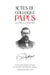 Les actes du colloque papus
