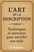 L'Art de la description : Techniques et exercices pour enrichir son style