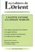 CAHIERS DE L'ORIENT n.108 : Egypte