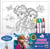 LA REINE DES NEIGES - SET PUZZLE A COLORIER AVEC CRAYONS DISNEY