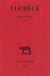 De la Nature. Tome I: Livres I-III