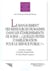 Le management des ressources humaines dans les établissements de soins - quelles pistes d'amélioration pour le service public ?