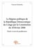 Le régime politique de la république démocratique du congo par la constitution du 18 fevrier 2006