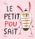 Le petit pou sait