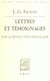 Lettres et témoignages sur la Révolution française