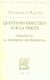 Questions disputées sur la vérité, question XII : de la prophétie