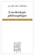 L'archéologie philosophique - séminaires du Collège de France 2013-2014