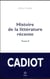 Histoire de la littérature récente Tome 2