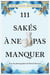 111 Sakés à ne pas manquer