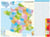 FRANCE DEPARTEMENTS REGIONS PAPIER MURAL