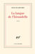 La langue de l'hirondelle