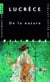 De la nature Tome 1