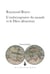 L'embryogenèse du monde et le dieu silencieux