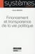Financement et transparence de la vie politique
