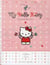My hello kitty au point de croix