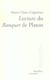 Lecture du banquet de platon
