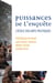 Puissance de l'enquête : l'école des arts politiques