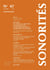 Sonorités Tome 47 : bulletin de l'association française des archives sonores, orales et audiovisuelles,