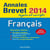 Annales brevet - français - sujets et corrigés