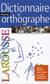 Dictionnaire d'orthographe
