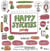 Happy stickers