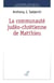 La communaute judéo-chrétienne de Matthieu