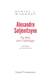 Alexandre Soljénitsyne. En finir avec l'idéologie