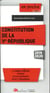 Constitution de la Ve republique - 11e ed. - le texte officiel integral de la constitution de la ve (édition 2019/2020)
