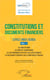 Constitutions et documents financiers t.1 - espace UMOA/UEMOA